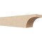 Ekena Millwork 6in. W x 6in. H x 28in. L Huntington Woodgrain TimberThane Rafter Tail, Primed Tan RFTUR06X06X28HUNRCPR - alternate 1